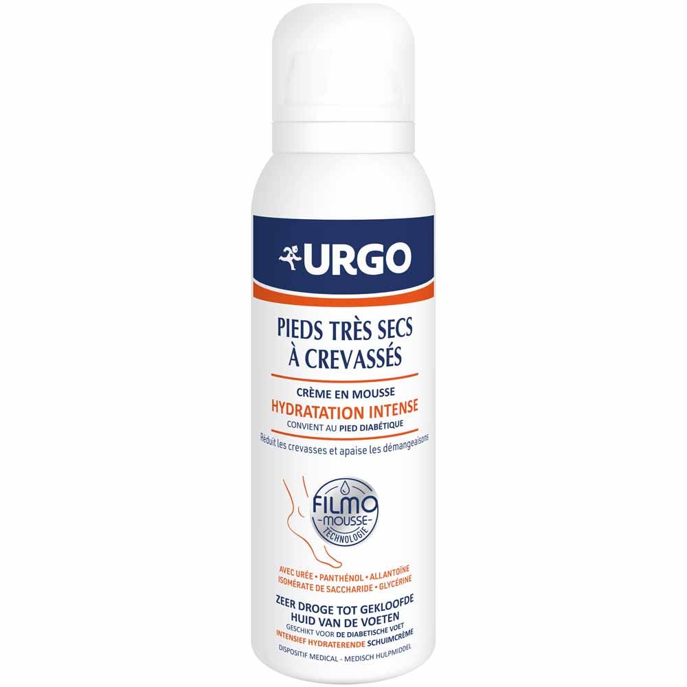 Urgo Crème en Mousse Pieds Très Secs à Crevassés 125ml