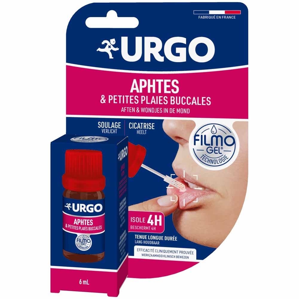Urgo Filmogel Traitement des aphtes et des petites plaies buccales 6ml