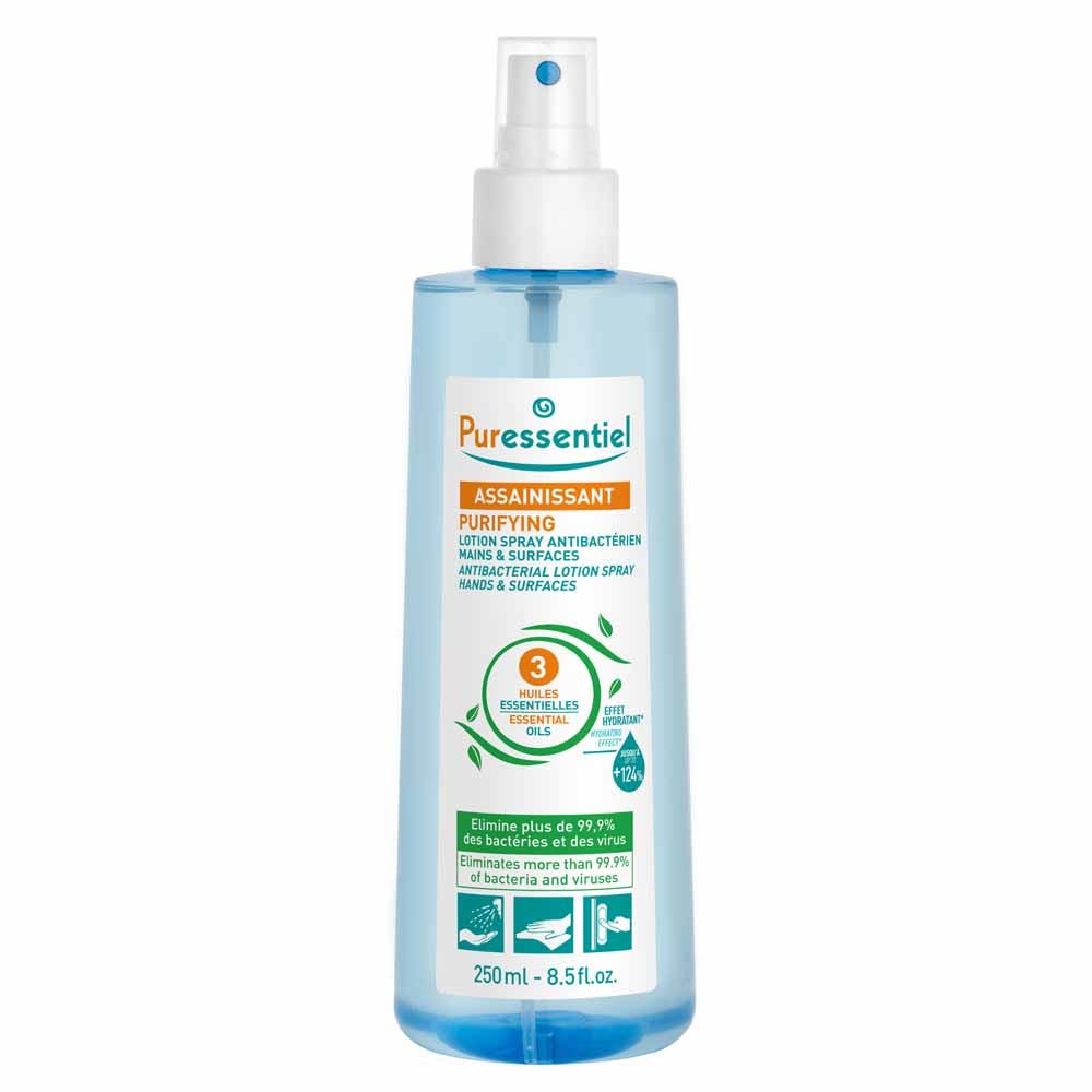 Puressentiel Assainissant Lotion Spray Antibacteriens Mains Et Surfaces 250ml
