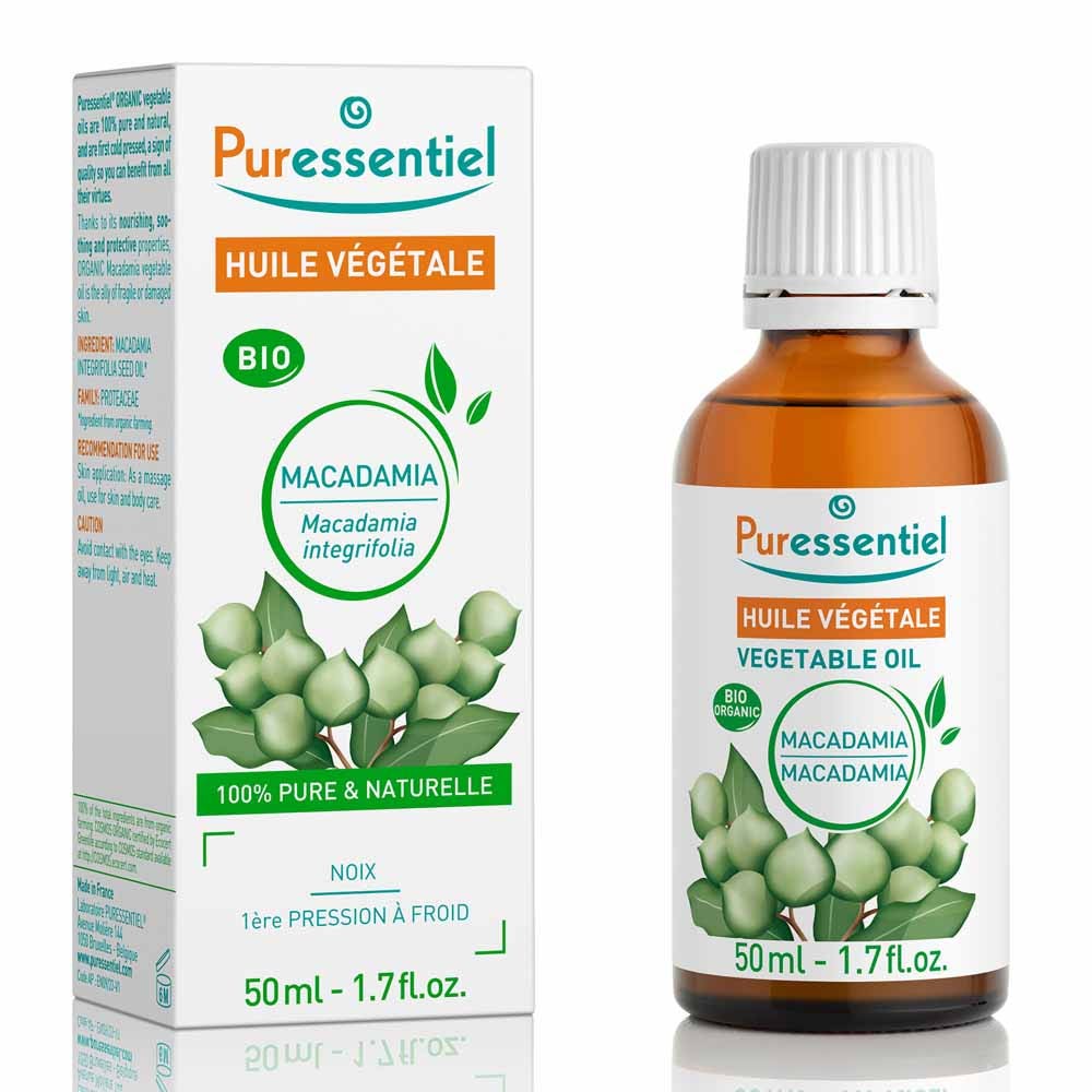 Puressentiel Huiles Végétales Macadamia Bio 50ml