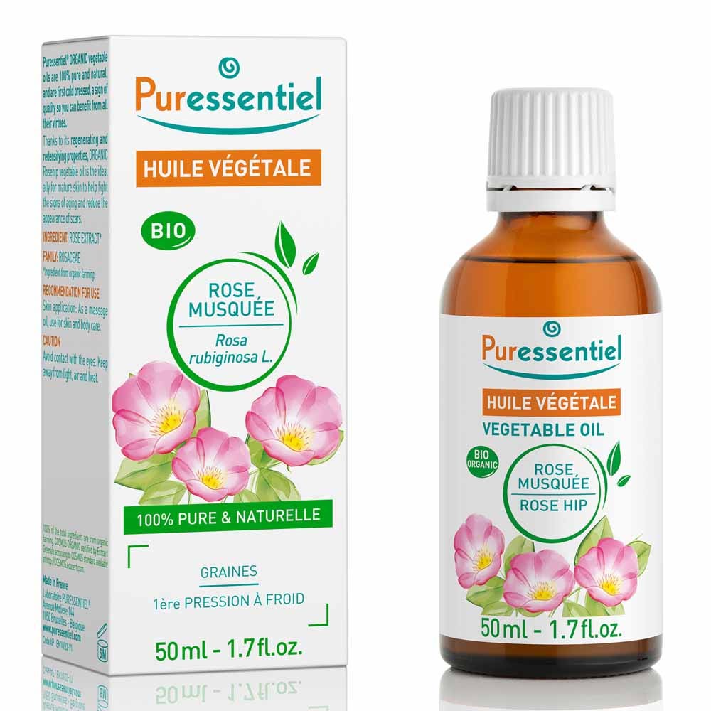 Puressentiel Huiles Végétales Rose musquée Bio 50ml