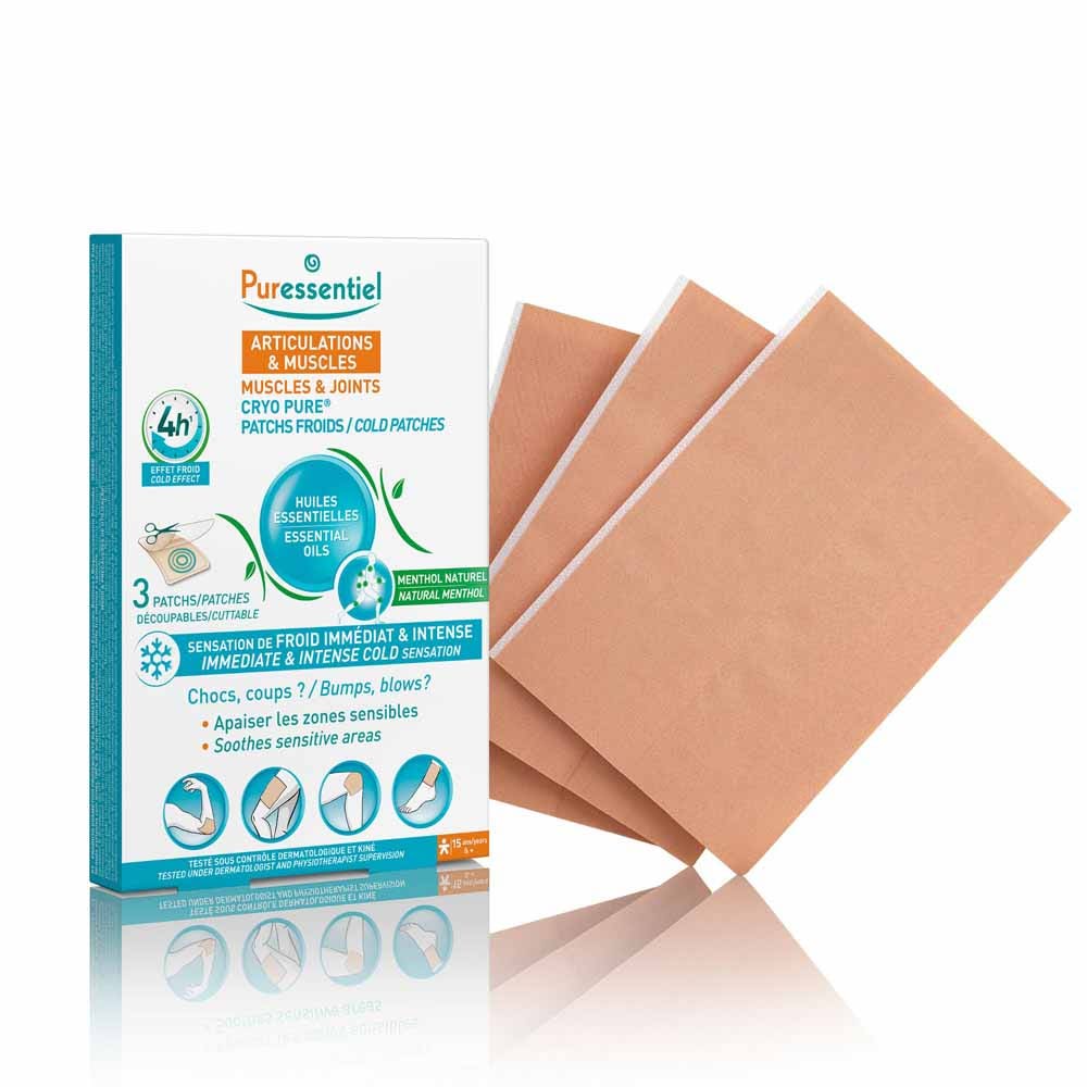 Puressentiel Articulations Et Muscles Cryo Pure Effet 4h 3 Patchs Froids