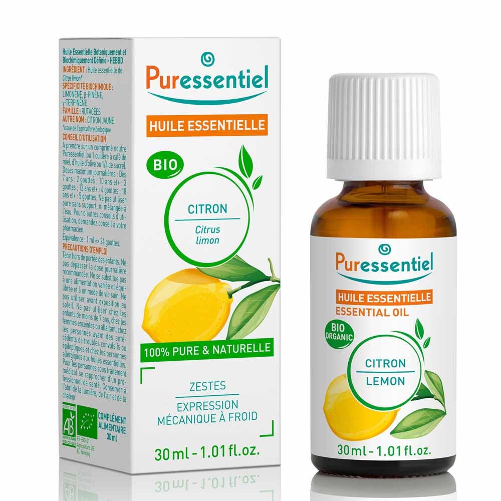 Puressentiel Huiles Essentielles Citron Bio 30ml