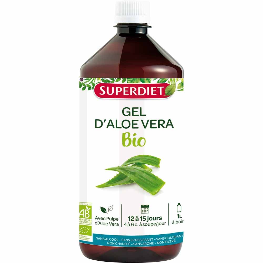 Superdiet Gel D'aloe Vera Bio 1l