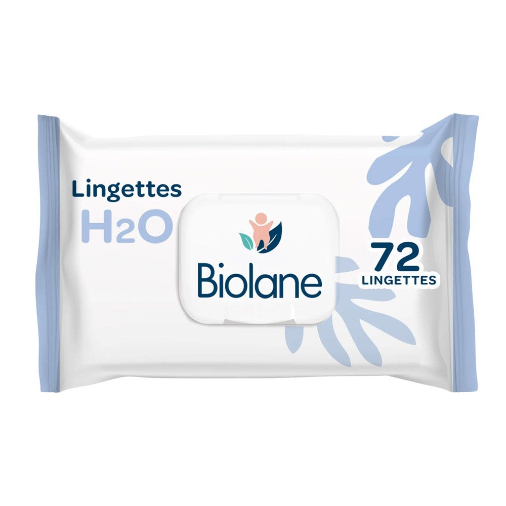 Biolane Expert Lingettes Douceur Peaux Sensibles x72