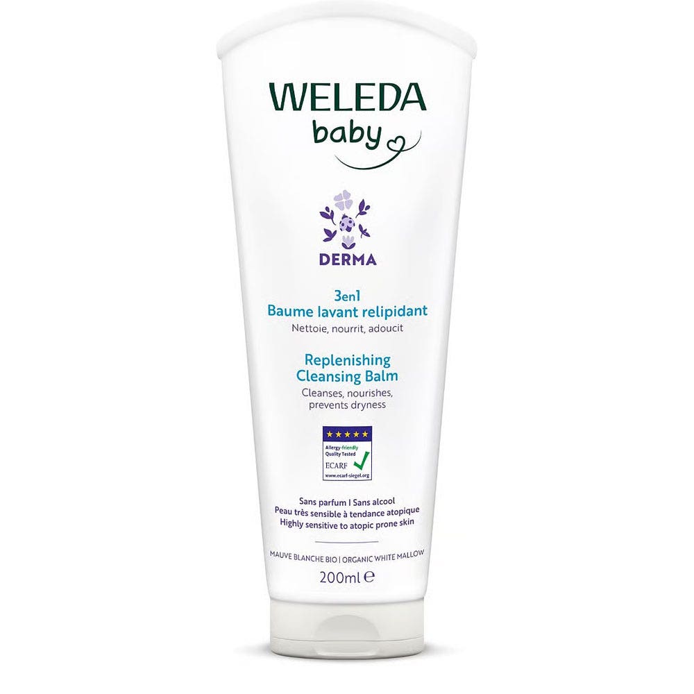 Weleda Baume lavant relipidant DERMA 3en1 200ml