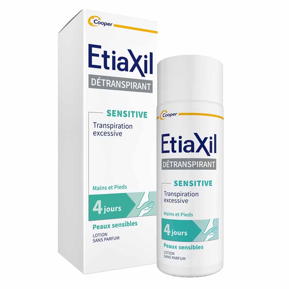 Etiaxil Detranspirant Lotion Pieds Sensitive 4 Jours Peaux Sensibles 100ml