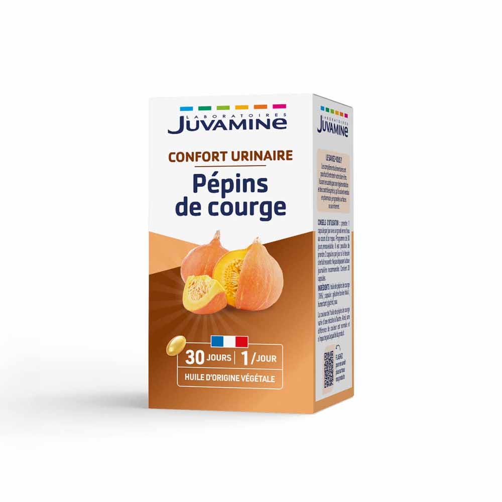 Juvamine Pepins De Courge Confort Urinaire Masculin 30 capsules