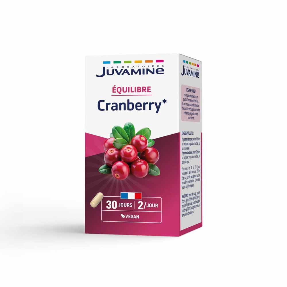 Juvamine Cranberry Formule Concentree 60 Gelules