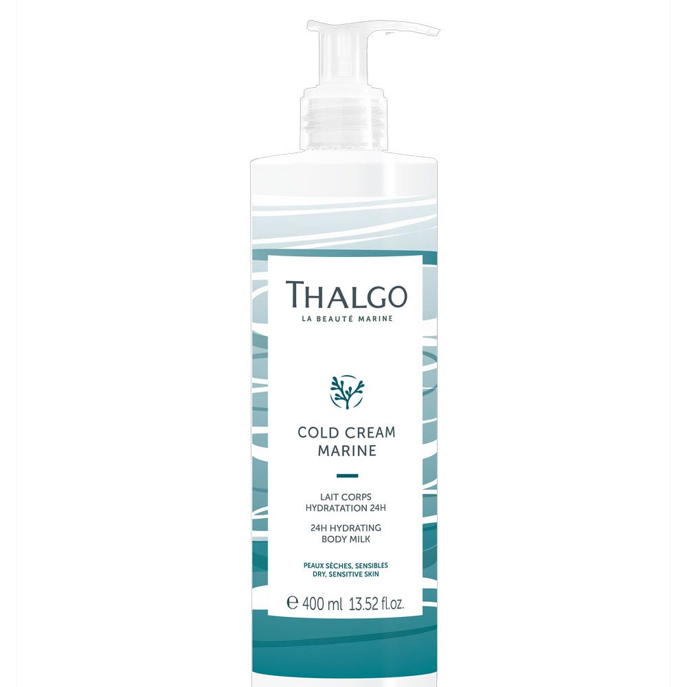 Thalgo Cold Cream Marine Lait Corps Hydratation 24H Peaux Sèches et Sensibles 400ml