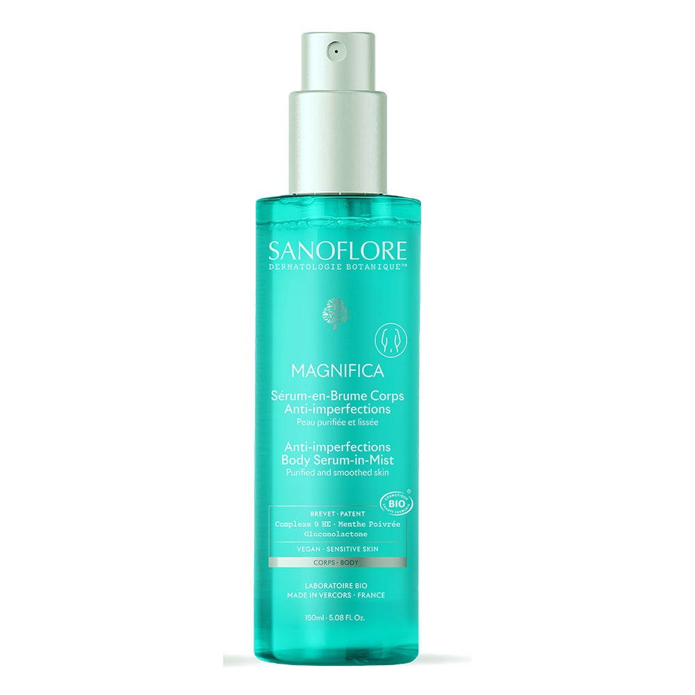 Sanoflore Magnifica Sérum Brume Corps Anti-imperfections mixtes grasses à imperfections 150ml
