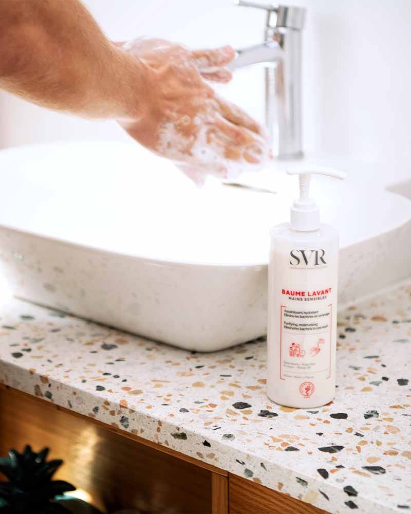 Svr Hygiène quotidienne Baume Lavant Mains Sensibles 400ml