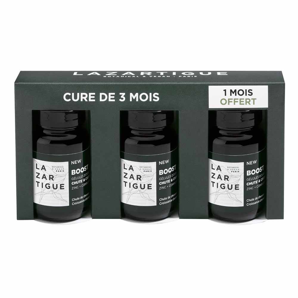 Lazartigue Boost Chute et Croissance Cheveux Cure 3 Mois