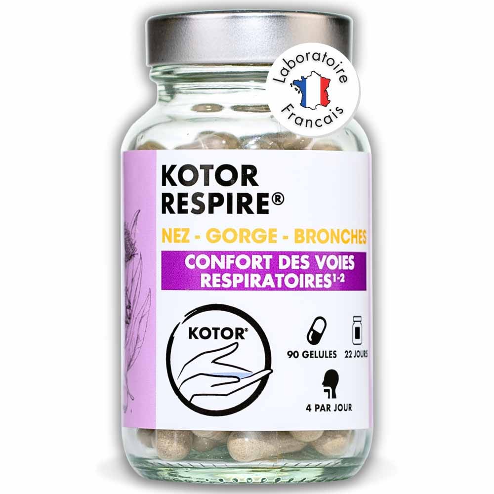 Kotor Pharma Respire Nez, Gorge, Bronches 90 Gélules