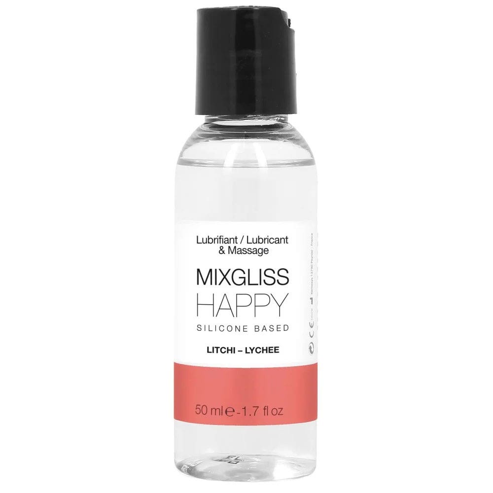 Mixgliss Pretty Lubrifiant Et Massage A Base De Silicone Gout Litchi 50ml