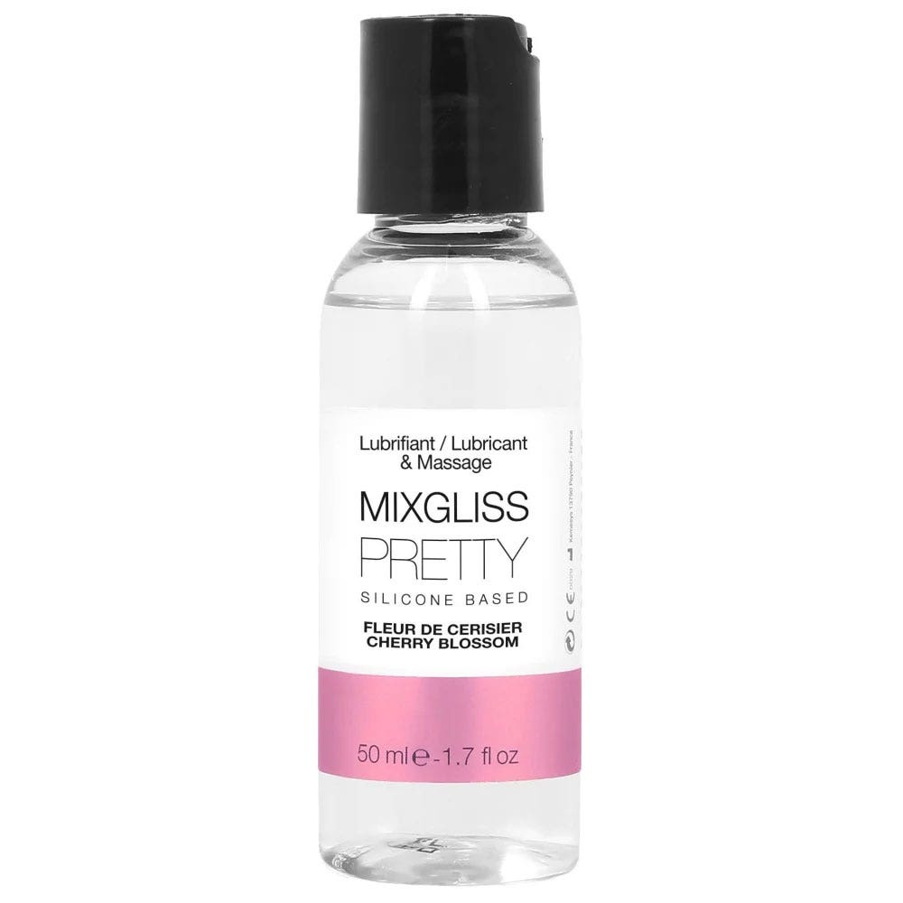 Mixgliss Pretty Lubrifiant Et Massage A Base De Silicone Gout Fleur Cerisier 50ml