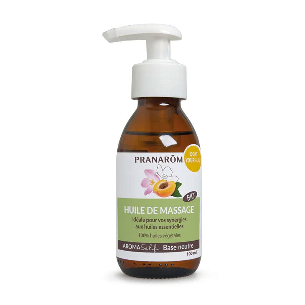Pranarôm Aromaself Huile De Massage Neutre Bio Hule Vegetale 100 ml