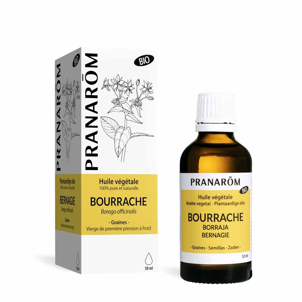 Pranarôm Les Huiles Végétales Huile Vegetale Bourrache Bio 50 ml
