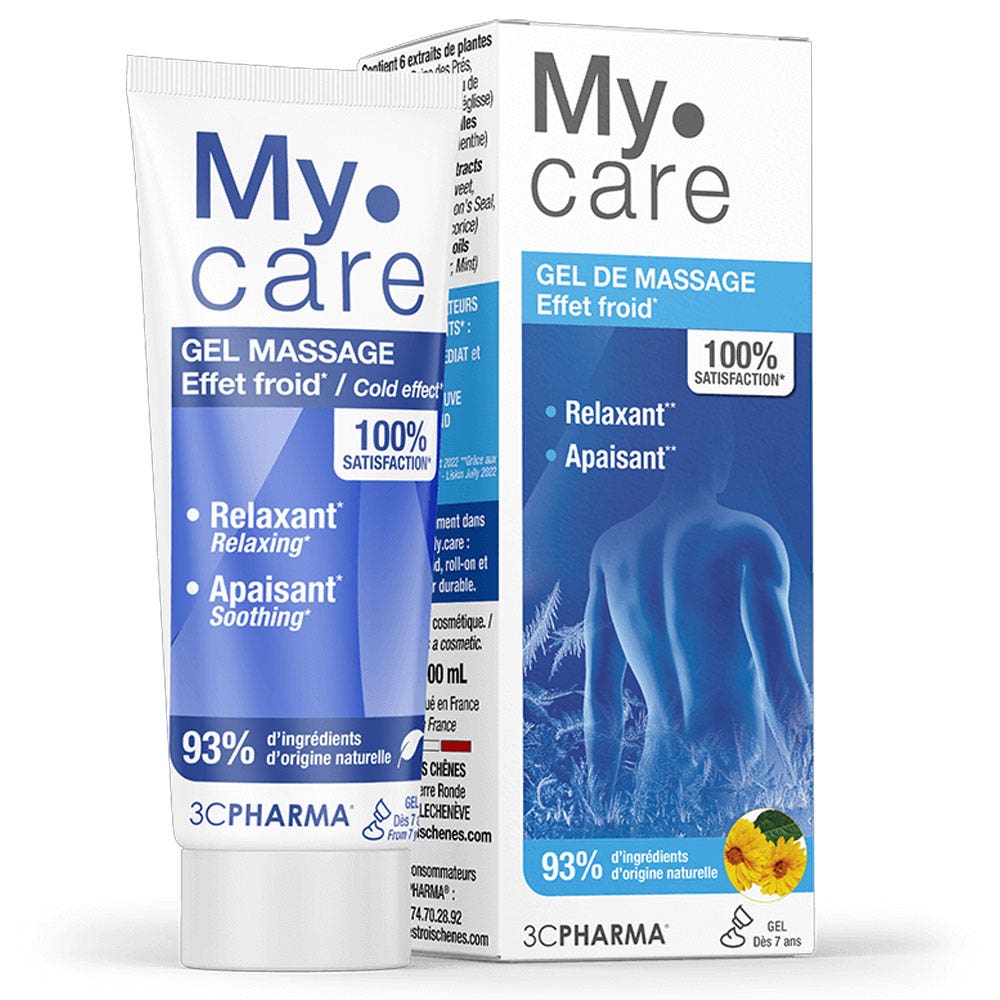 3C Pharma My Care Gel de Massage Effet Froid 100ml
