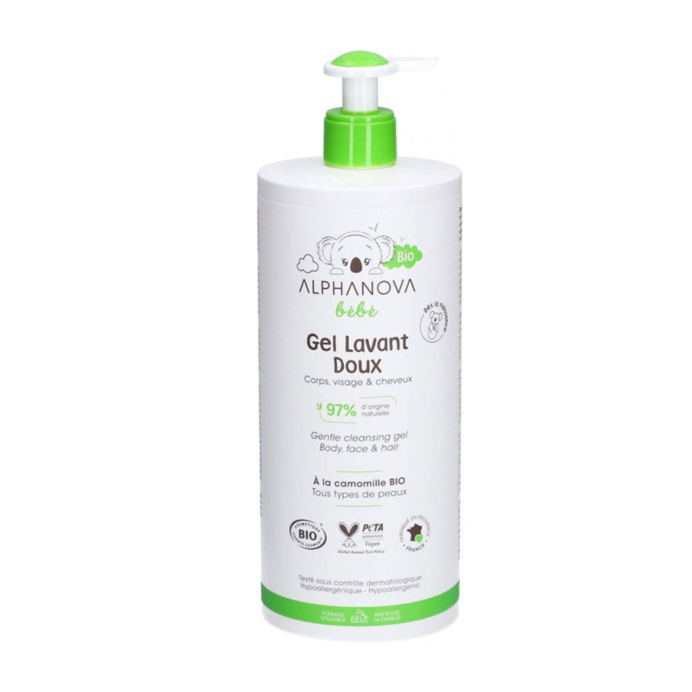 Alphanova Bébé Dermo-nettoyant Bain Bio 1l