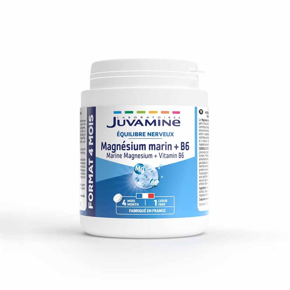 Juvamine Magnesium Marin Vitamine B6 120 Comprimes