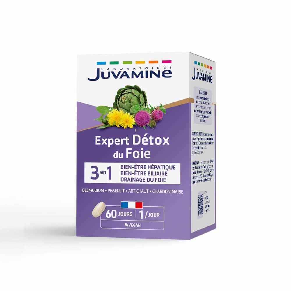 Juvamine Bien-être du Foie Expert'Nature 60 comprimés