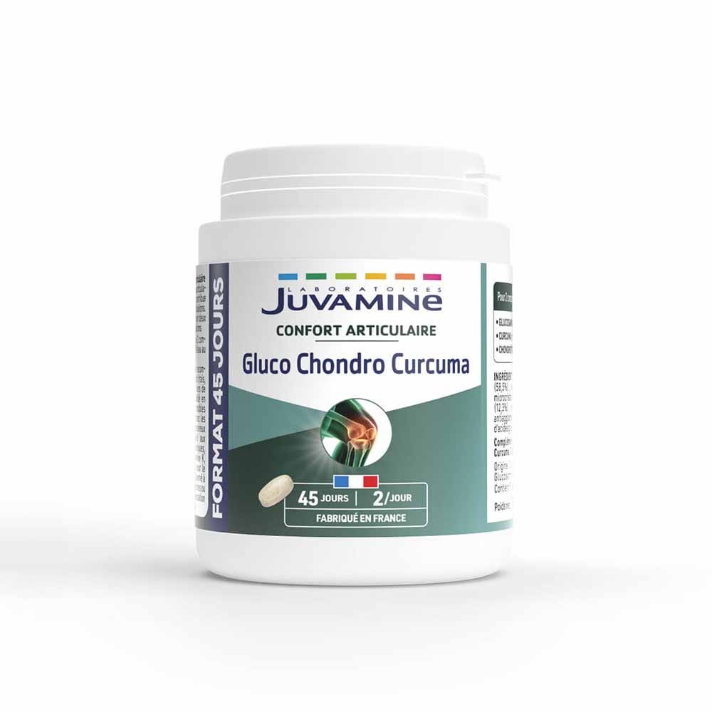 Juvamine Curcuma Chondroitine Glucosamine 90 Comprimés