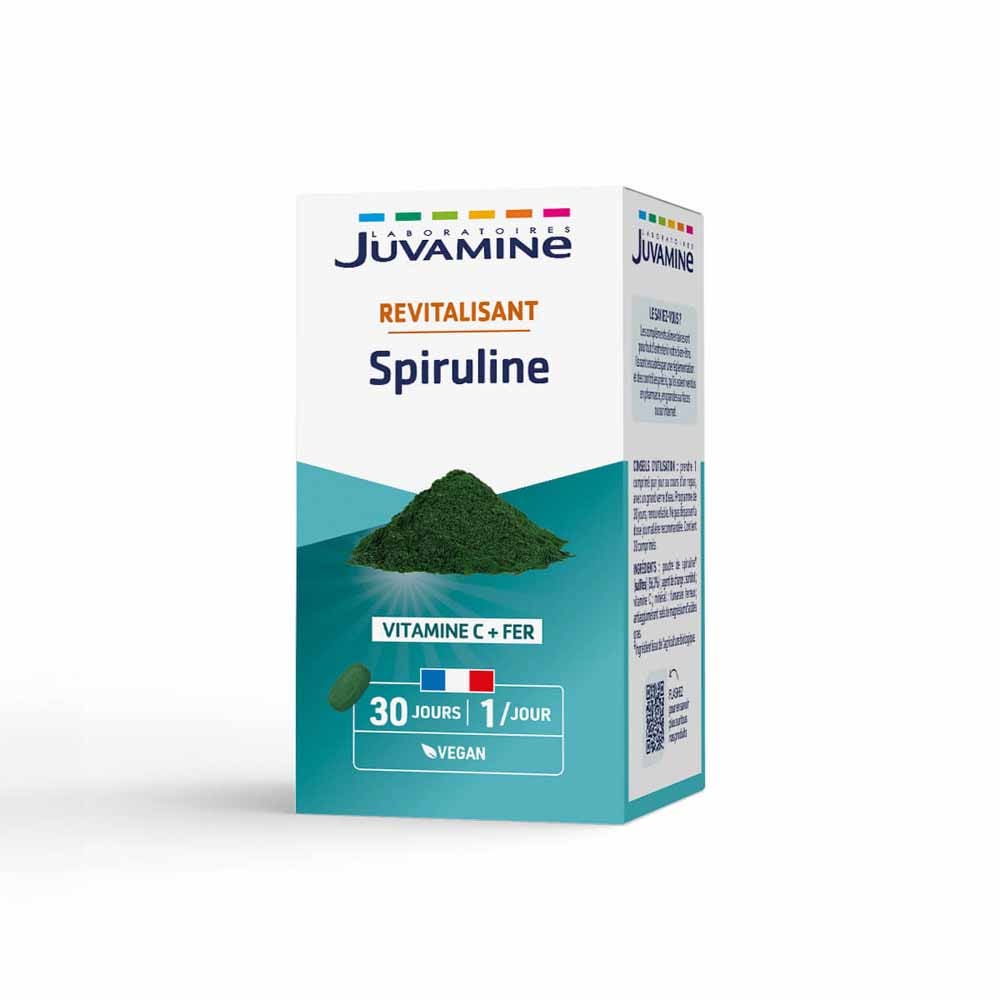 Juvamine Spiruline Revitalisant 30 comprimés