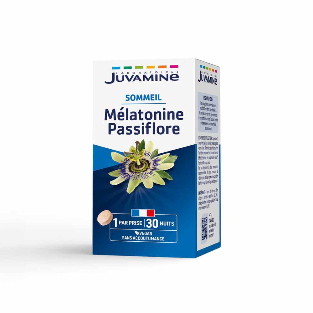 Juvamine Mélatonine Passiflore x30 comprimés