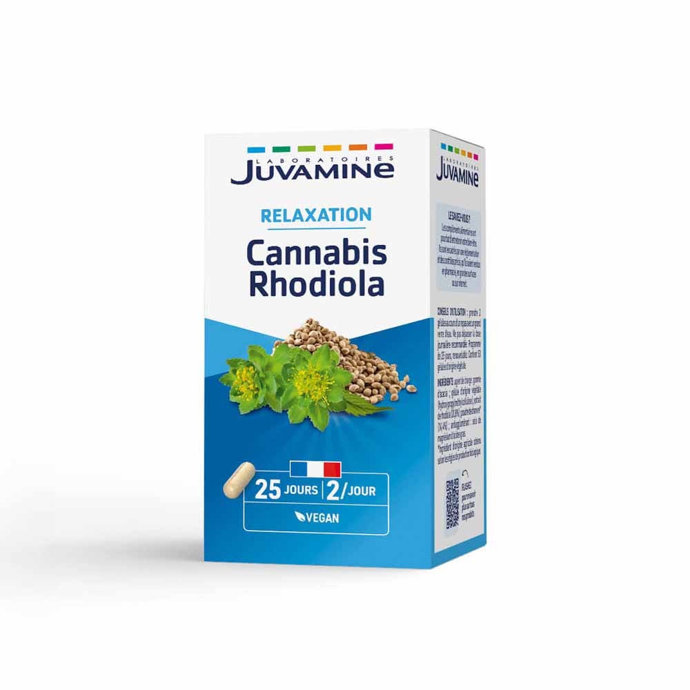 Juvamine Cannabis Rhodiola Relaxation 30 gélules