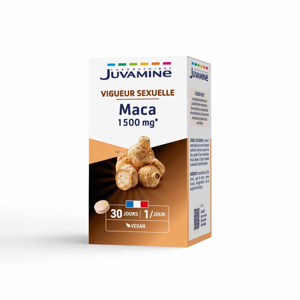 Juvamine Vigueur Sexuelle Maca 1500mg 30 Comprimés