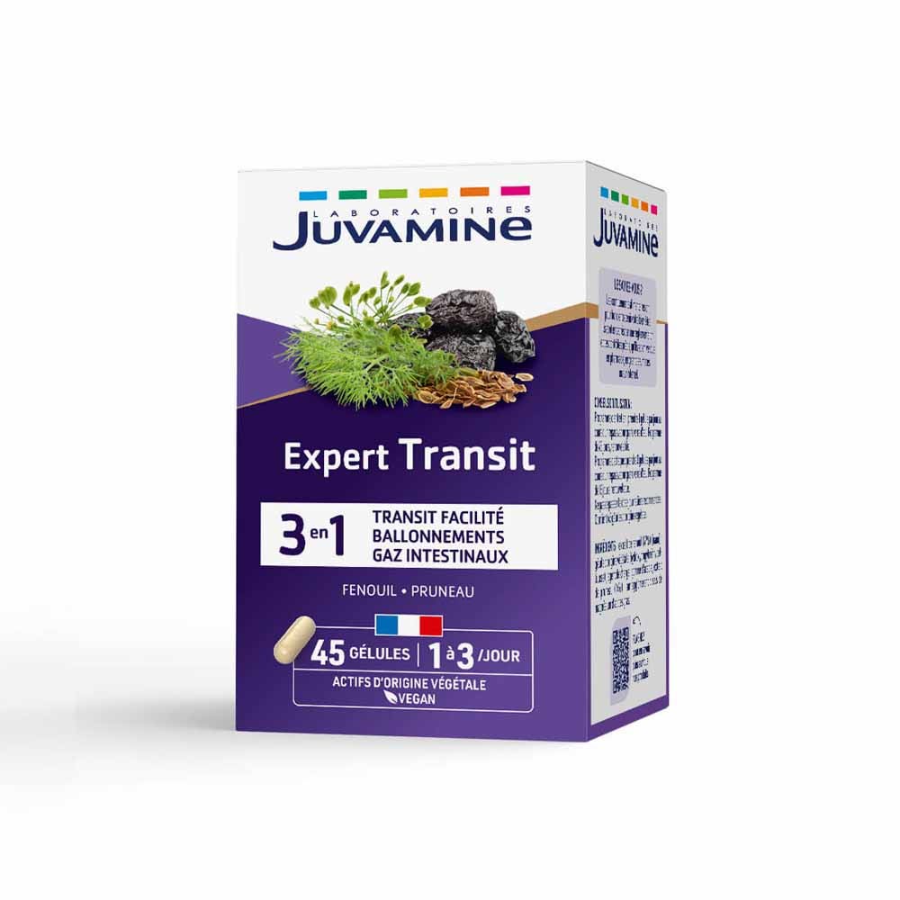 Juvamine Expert Transit Fenouil Pruneau 45 gélules