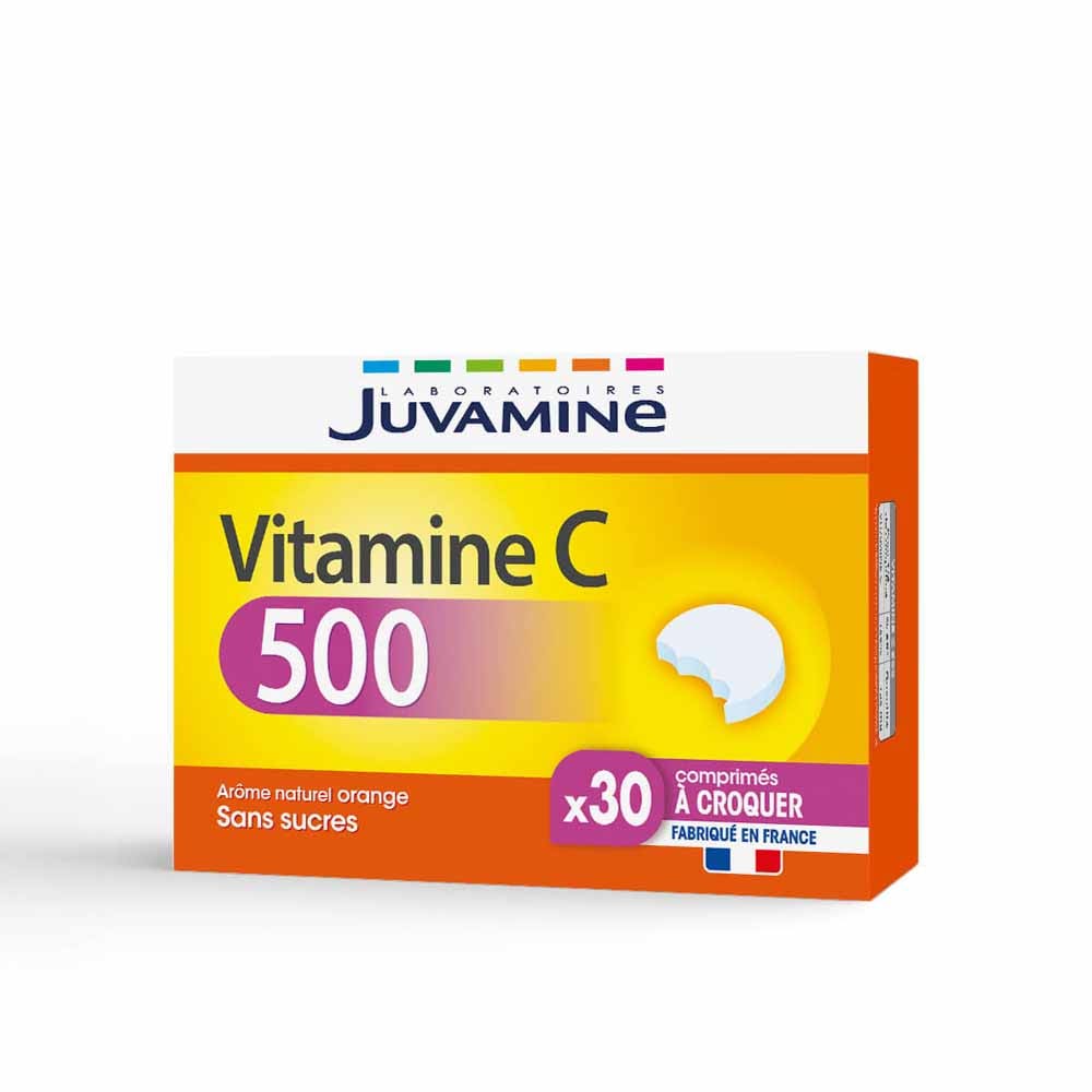 Juvamine Vitamine C 500 30 Comprimes À Croquer