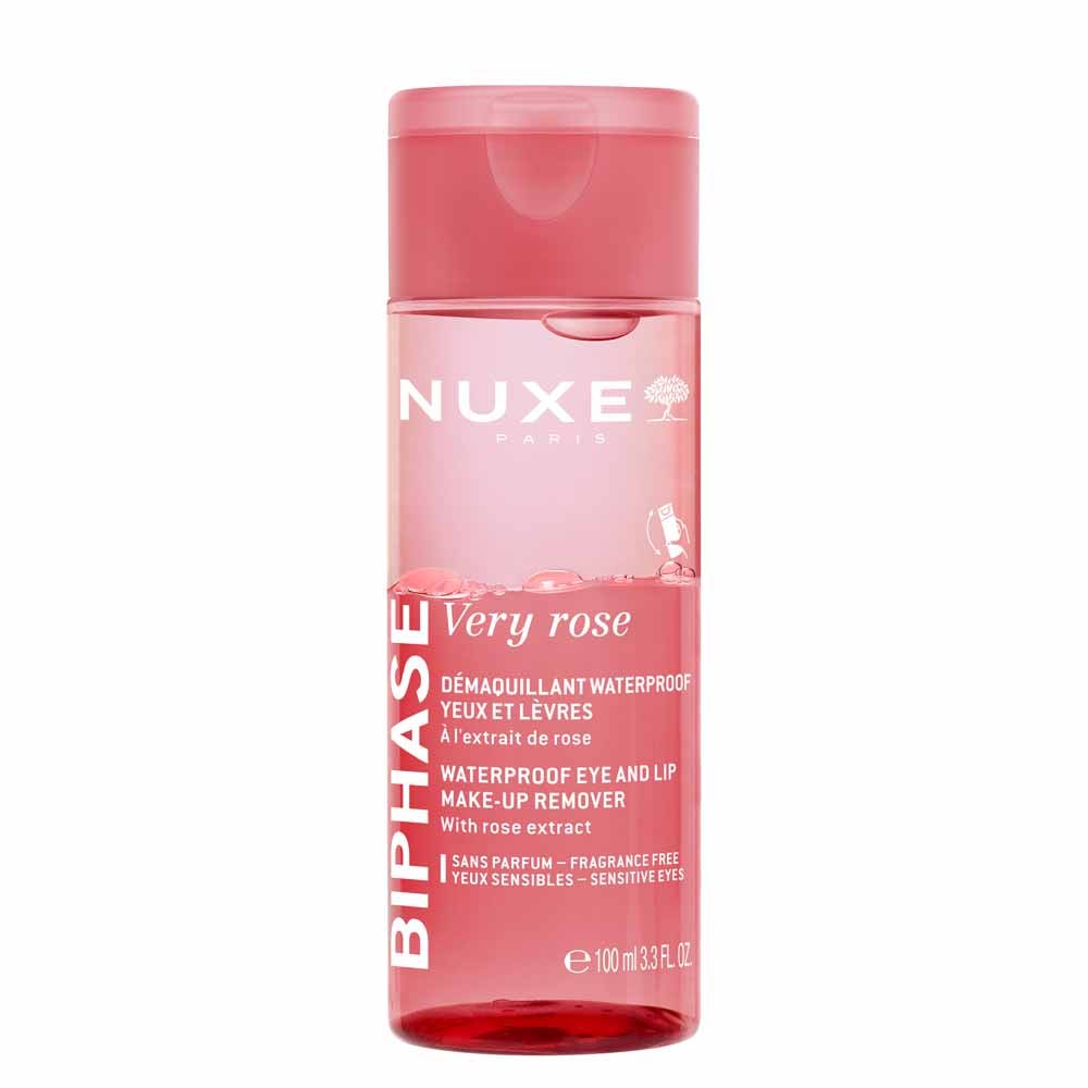Nuxe Very rose Biphase Démaquillant Waterproof 100ml