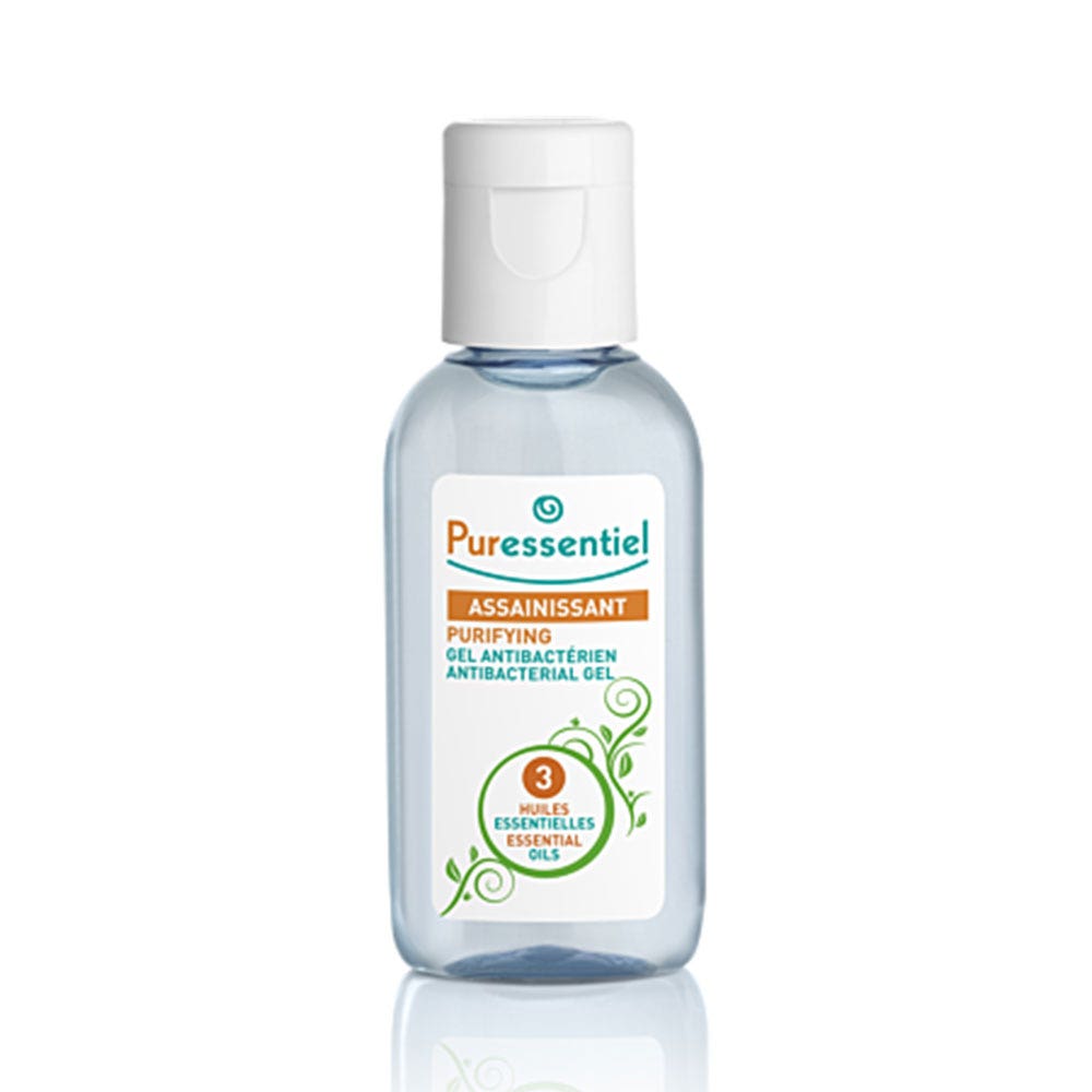 Puressentiel Assainissant Gel Antibactérien aux 3 Huiles Essentielles 25ml