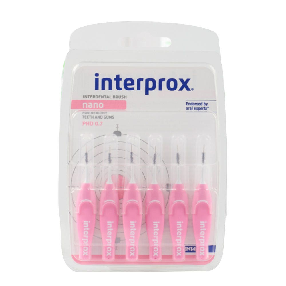 Interprox Nano Brossettes Interdentaires 0,7mm x6
