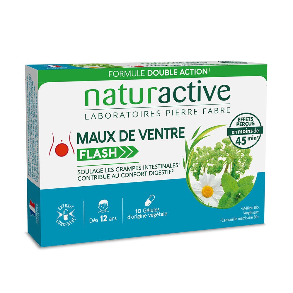 Naturactive Maux de Ventre Flash 10 gélules