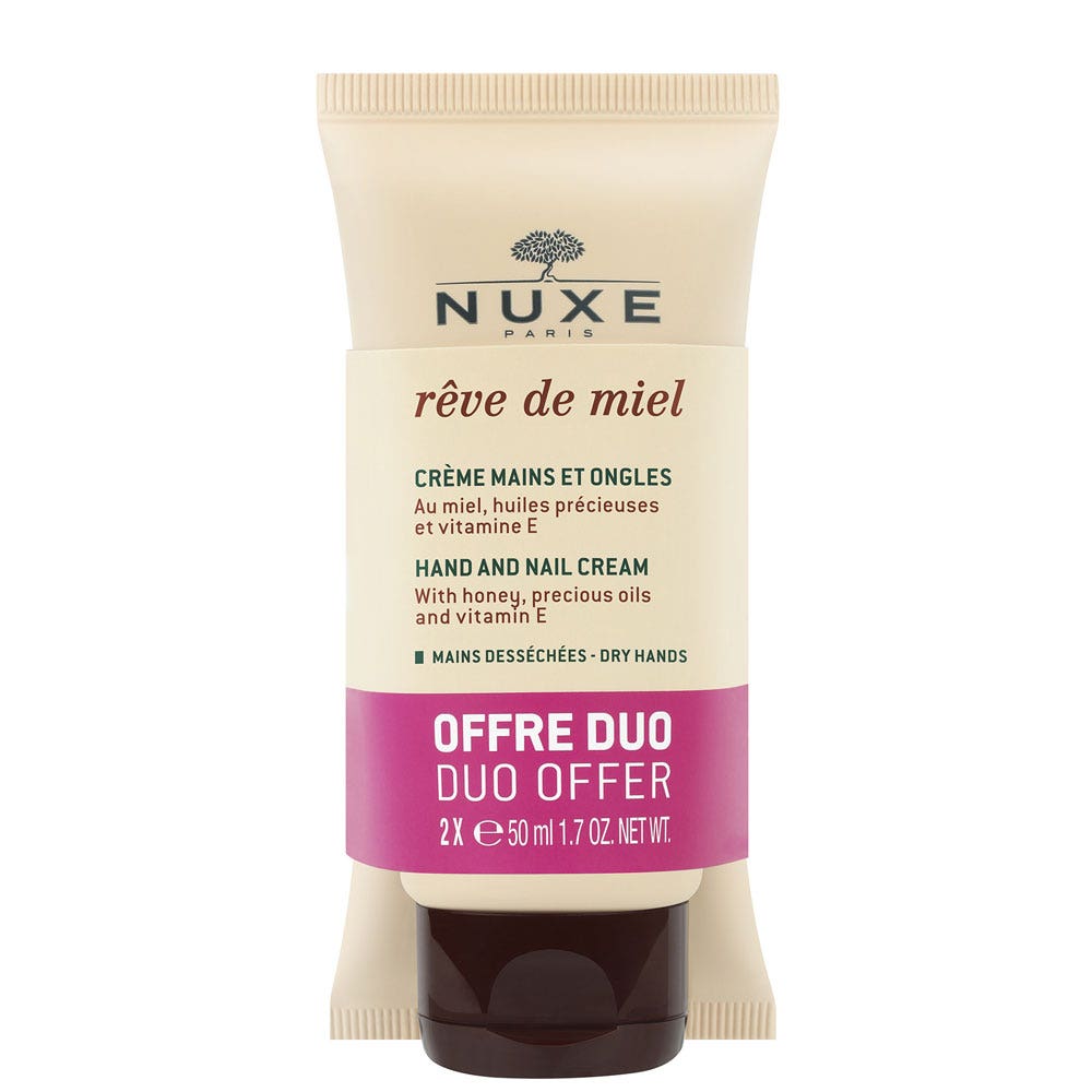 Nuxe Reve De Miel Creme Mains Et Ongles 2x50 ml