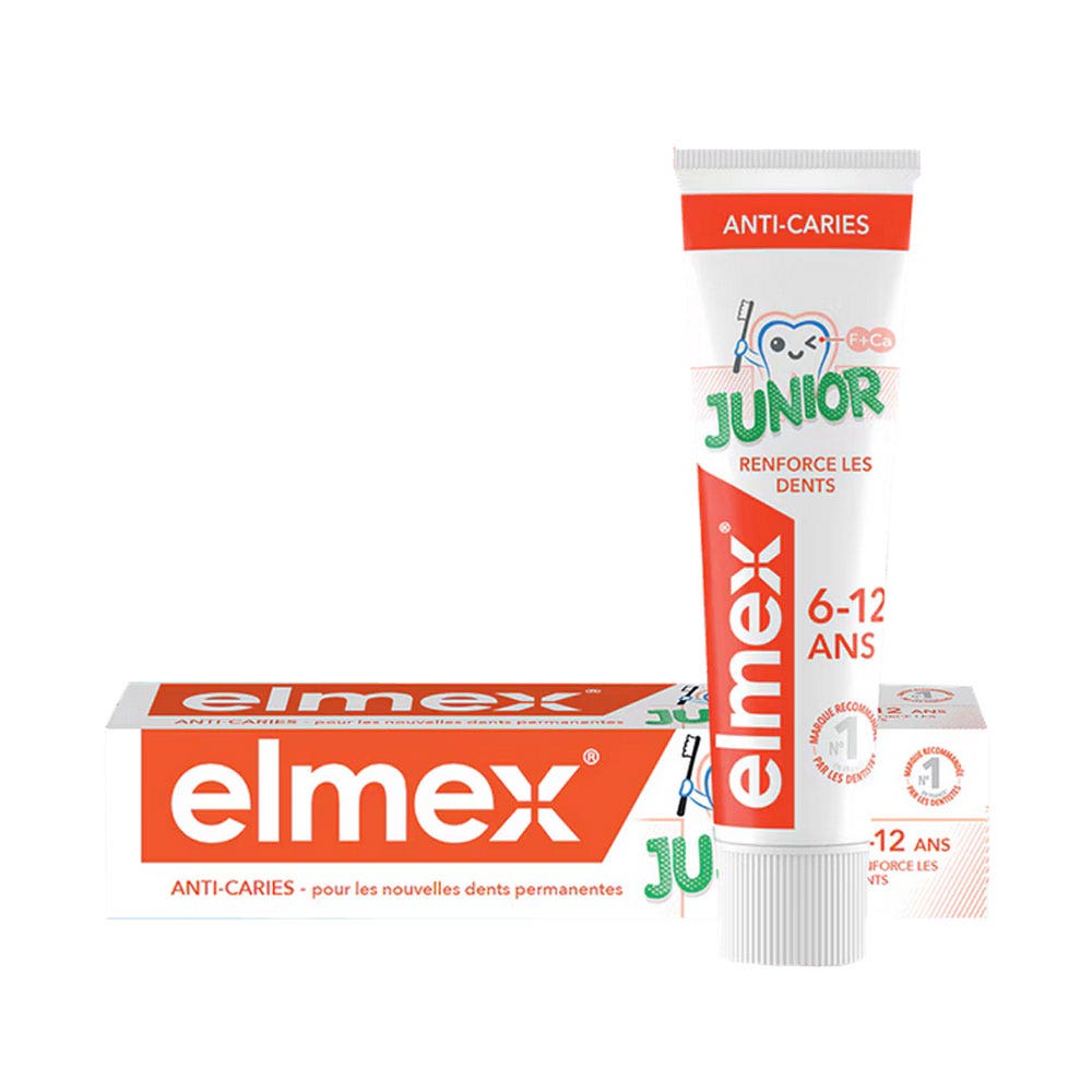 Elmex Anti-Caries Dentifrice Junior 6-12 ans 75ml