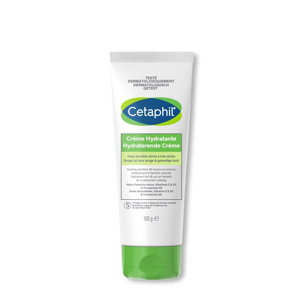 Cetaphil Crème Hydratante Peau Sensible Sèche à Très Sèche 100g