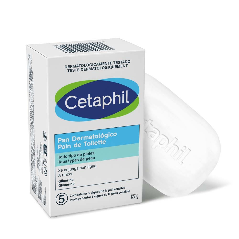 Cetaphil Pain De Toilette Visage et Corps Peaux Sensibles 127g
