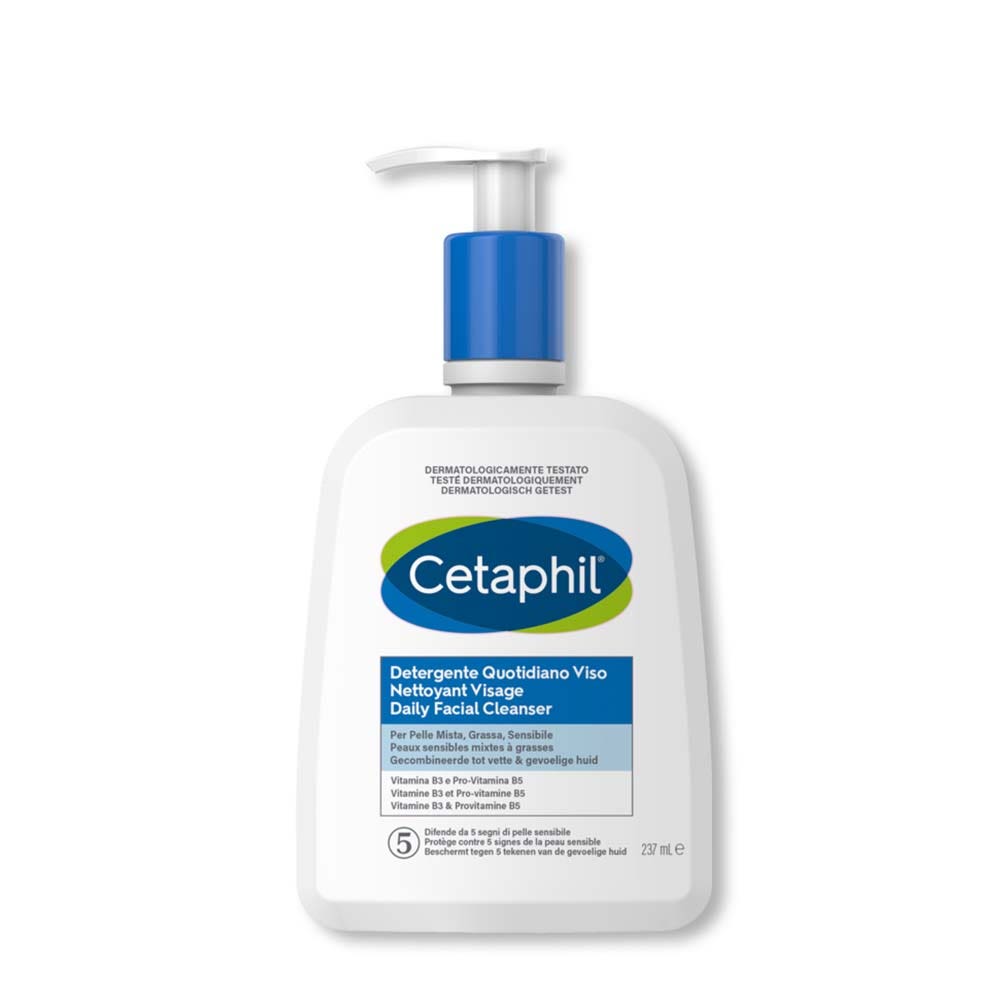 Cetaphil Nettoyant Visage Peaux sensibles mixtes à grasses 237ml