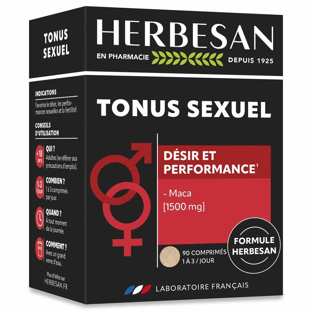 Herbesan Maca + Performances Physiques 90 Comprimes 500mg