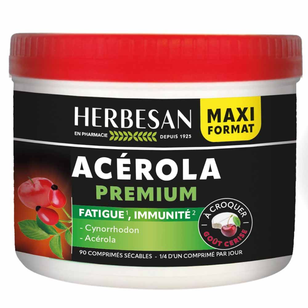Herbesan Acerola Premium 90 Comprimes