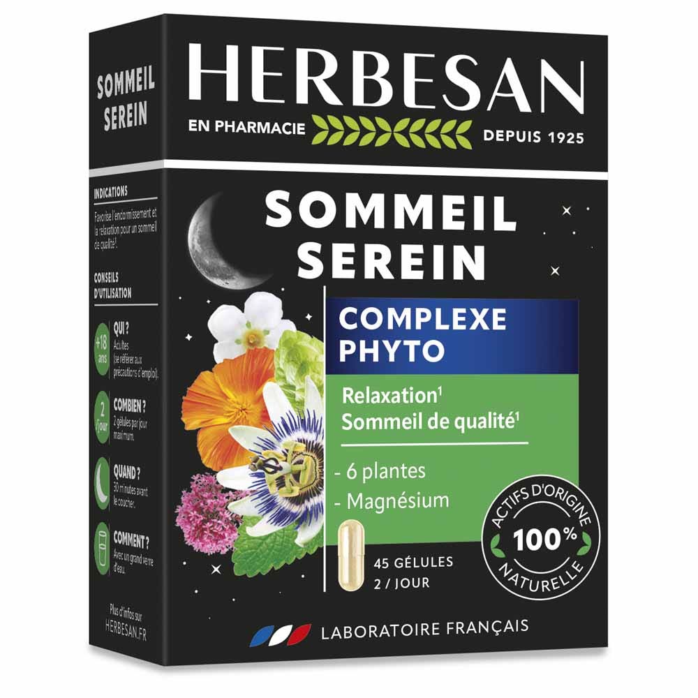 Herbesan Sommeil Serein 45 Gelules