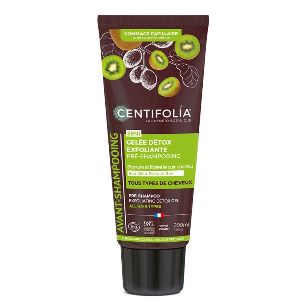 Centifolia Avant Shampooing Exfoliant Gelée Détox 2en1 Bio 200ml