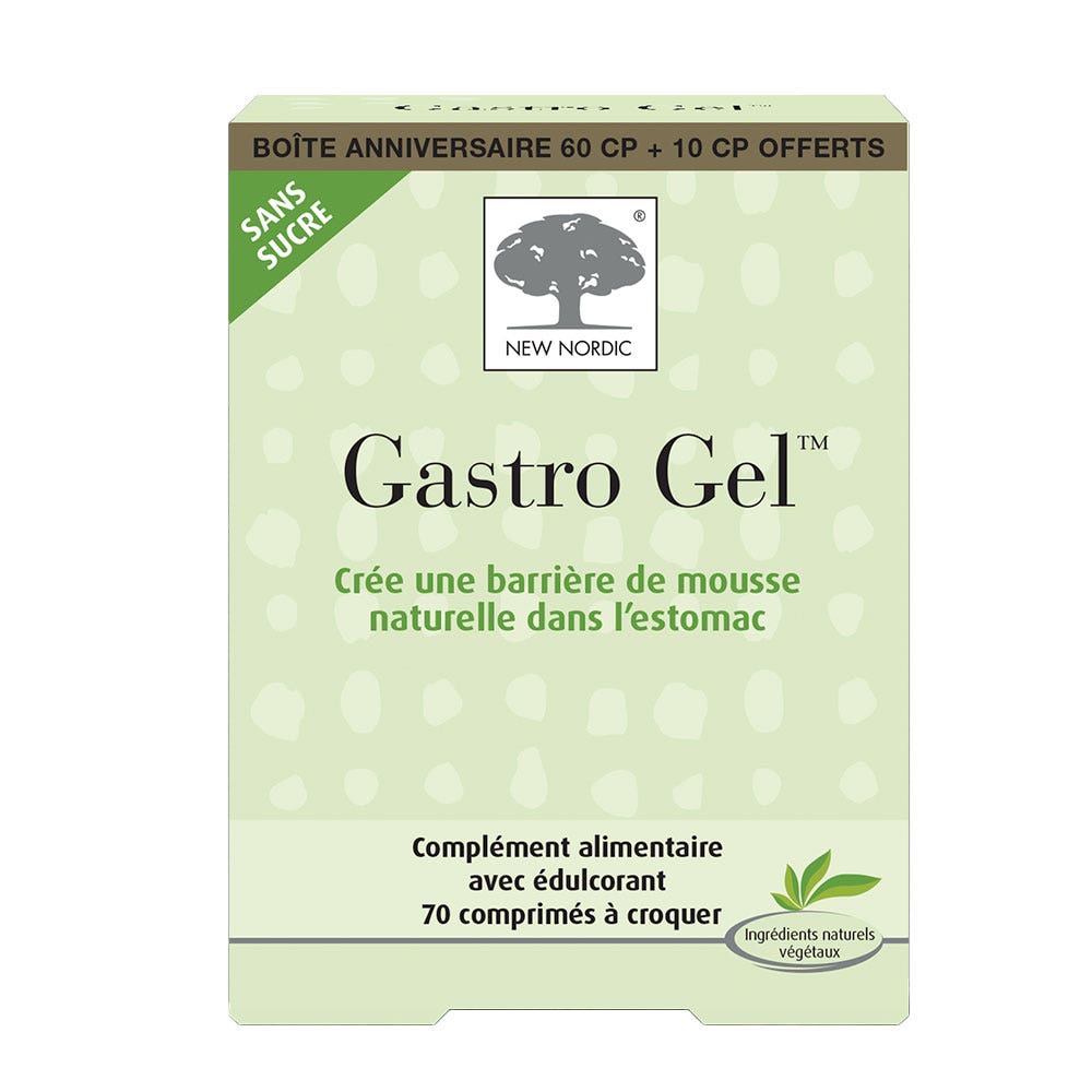 New Nordic Gastro Gel Boîte Anniversaire 60 + 10 comprimés
