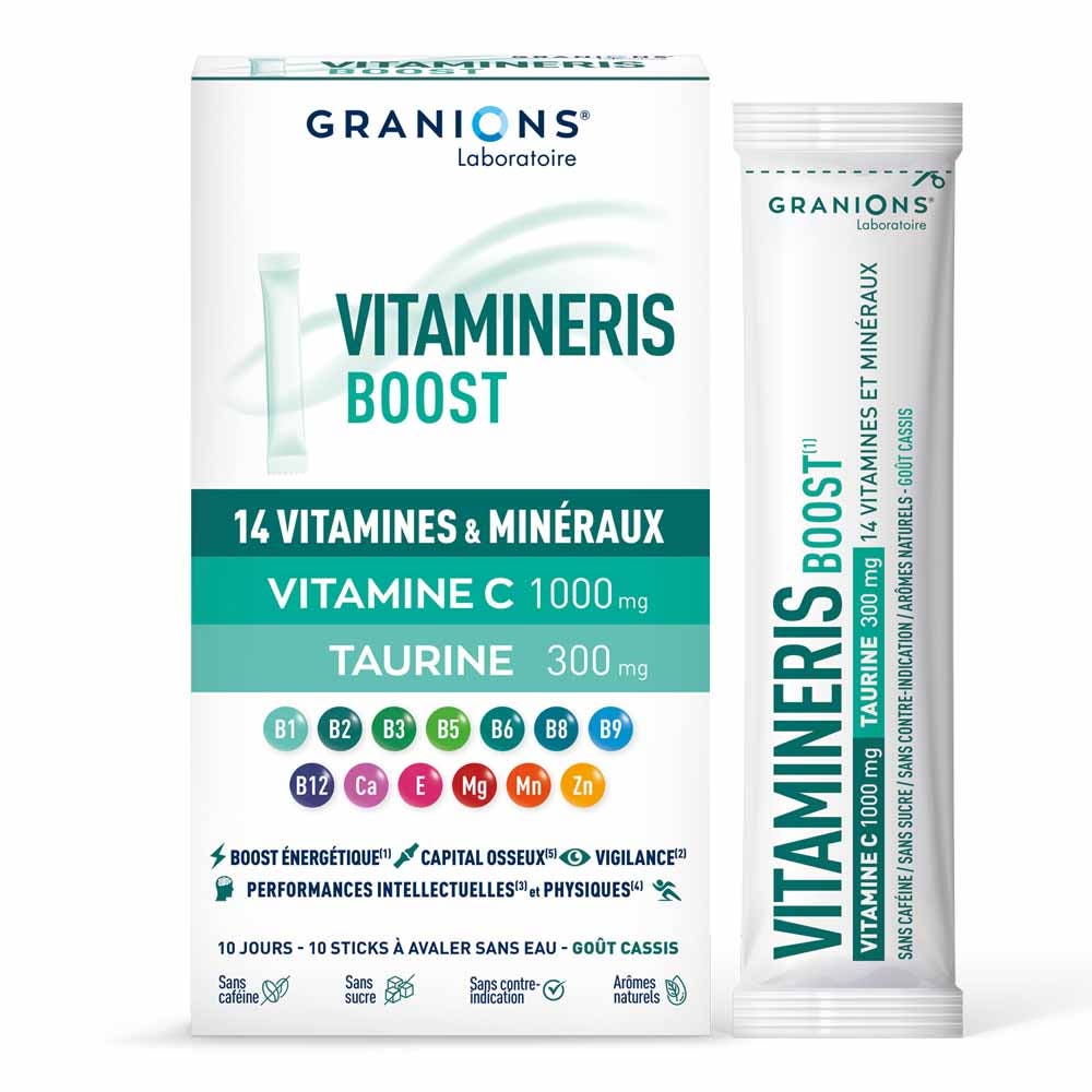Granions Vitamineris Boost 1000mg 10 Sticks