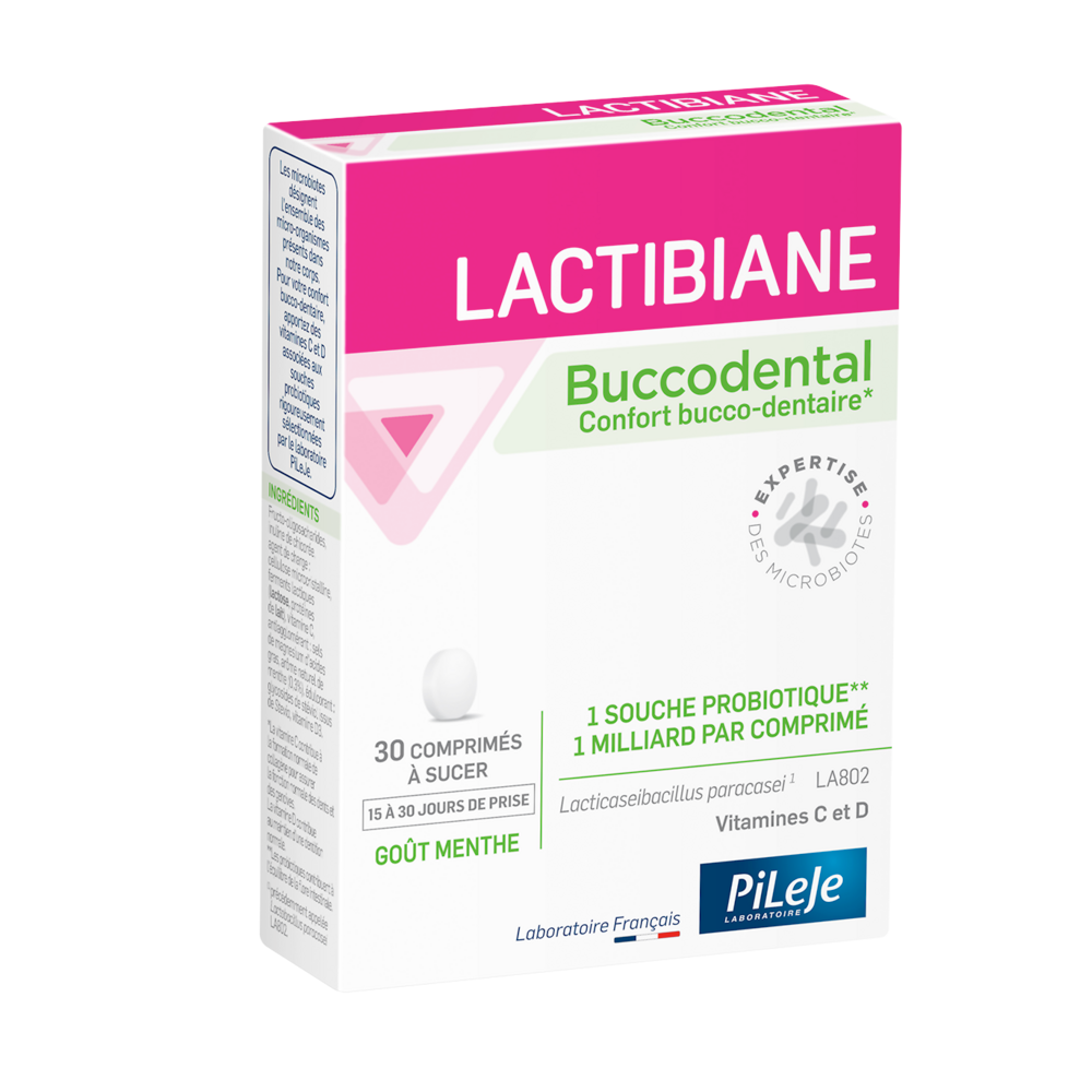 Pileje Lactibiane Buccodental 30 comprimés
