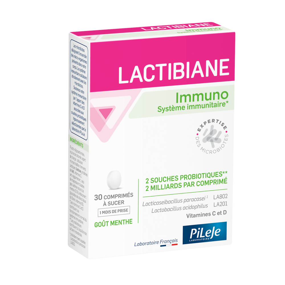 Pileje Lactibiane Immuno 30 comprimés